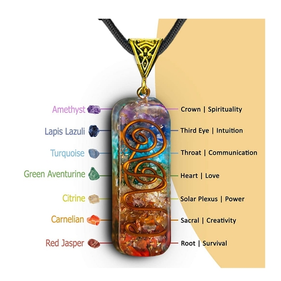 Chakra crystal necklace💎 - Picture 3 of 9